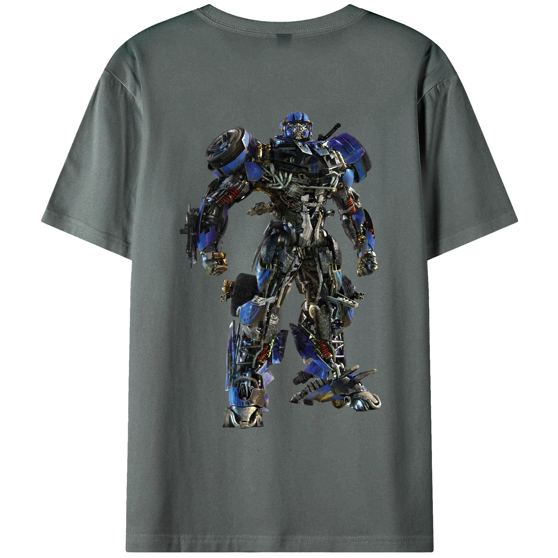 （画像用）  綿100％ メンズ半袖Tシャツ（バックプリント） 通気性